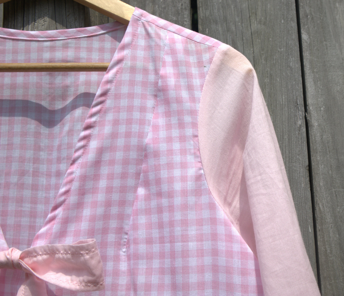 "The Doll" Pink Gingham Mini Dress