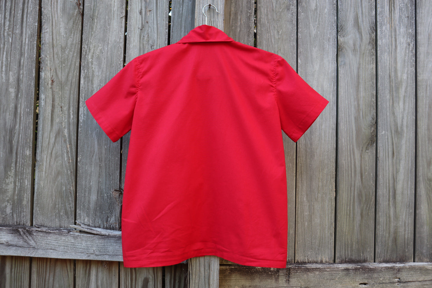 "The Lovers" Red Buttoned Shirt