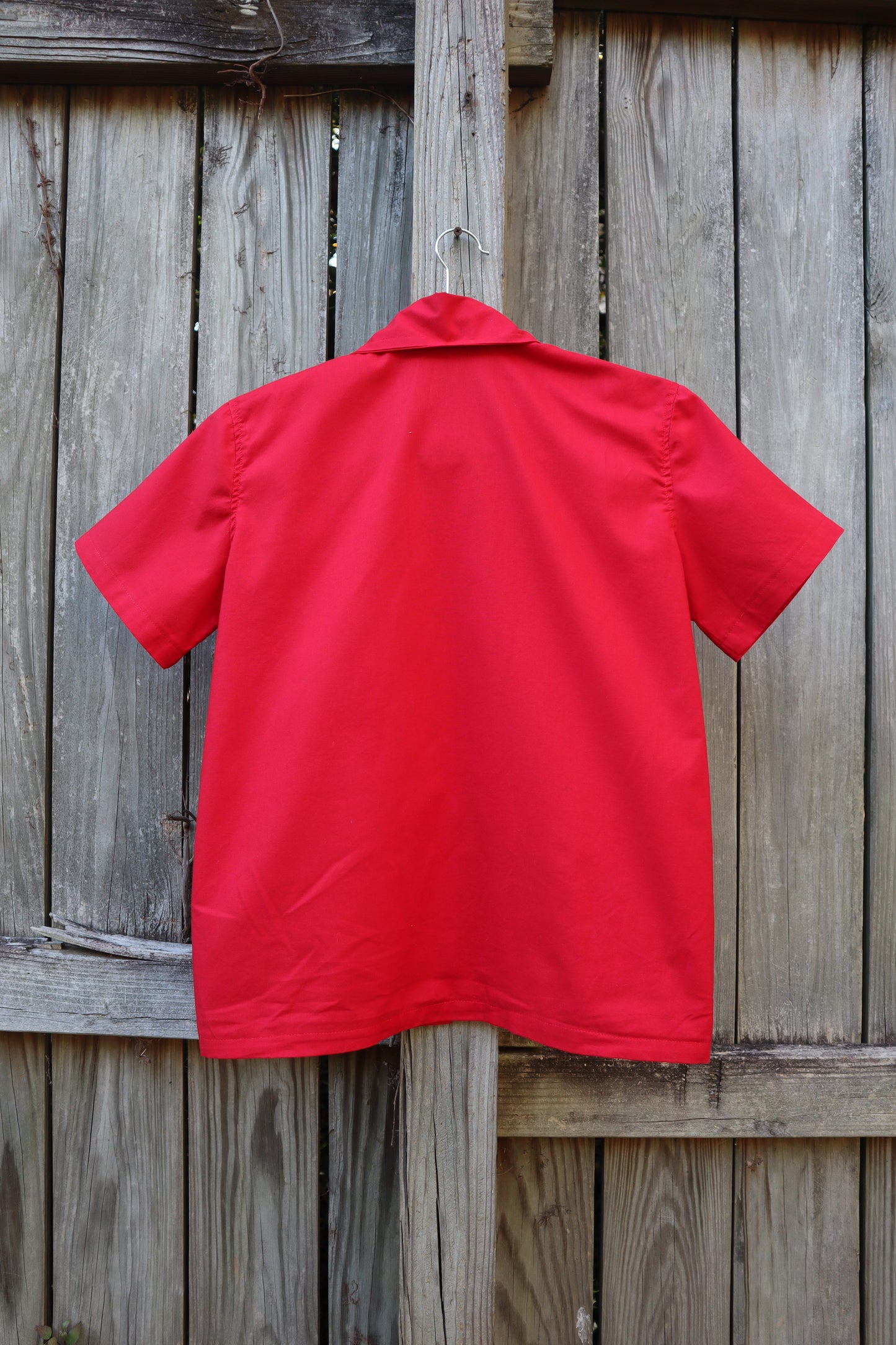 "The Lovers" Red Buttoned Shirt